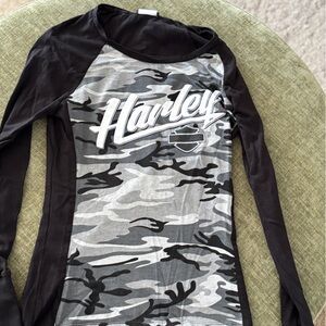 Harley-Davidson Black Long Sleeve Shirt